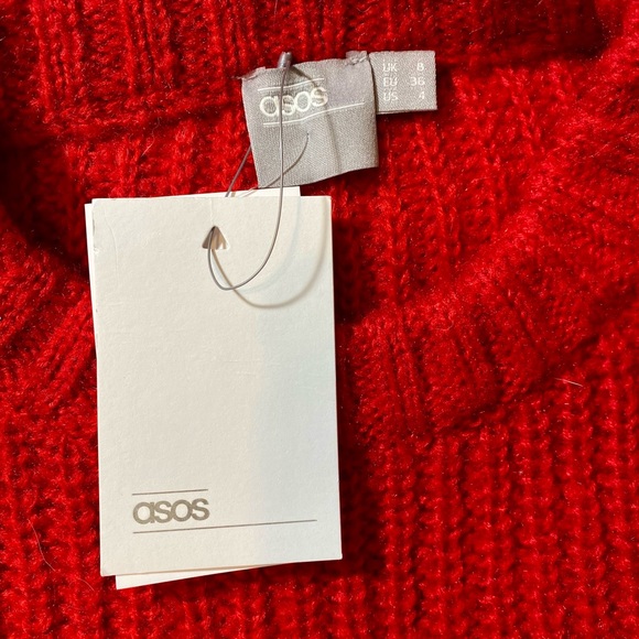 NWT ASOS Geometric Colorful Sweater - Picture 5 of 7